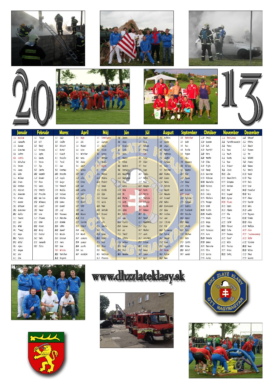 Kalendár 2013